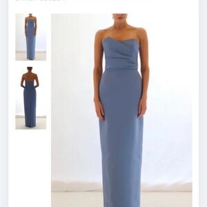 Amsale Brixton GB329A - NAVY - Size 12